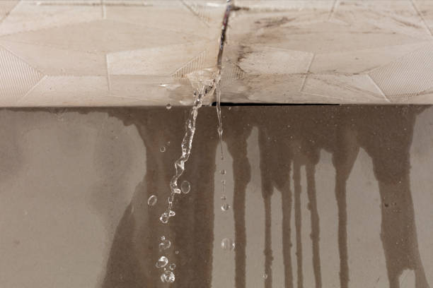 Professional Water Damage Restoration technician working in Bristol, NH